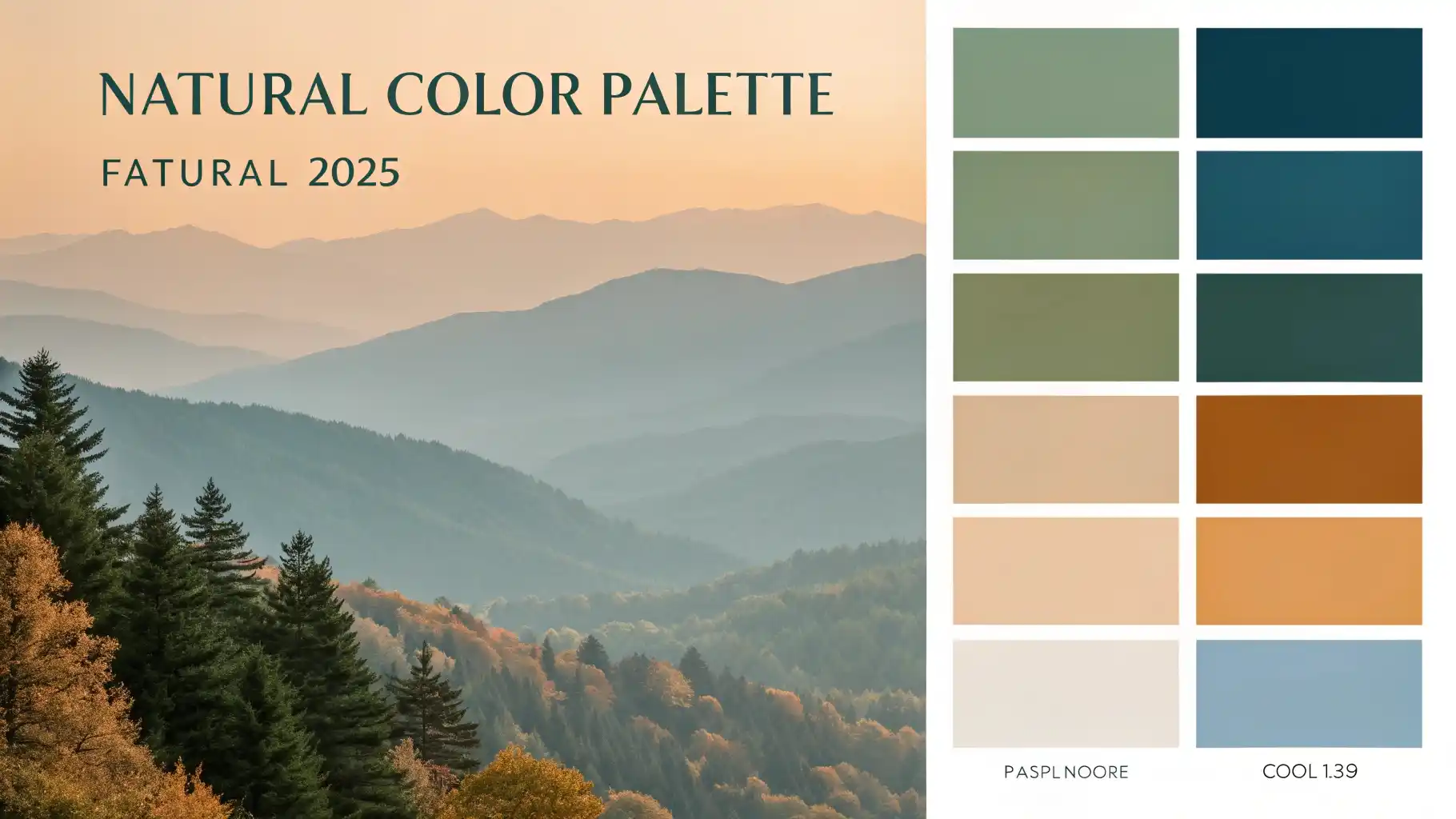 Natürliche Farbpaletten 2025